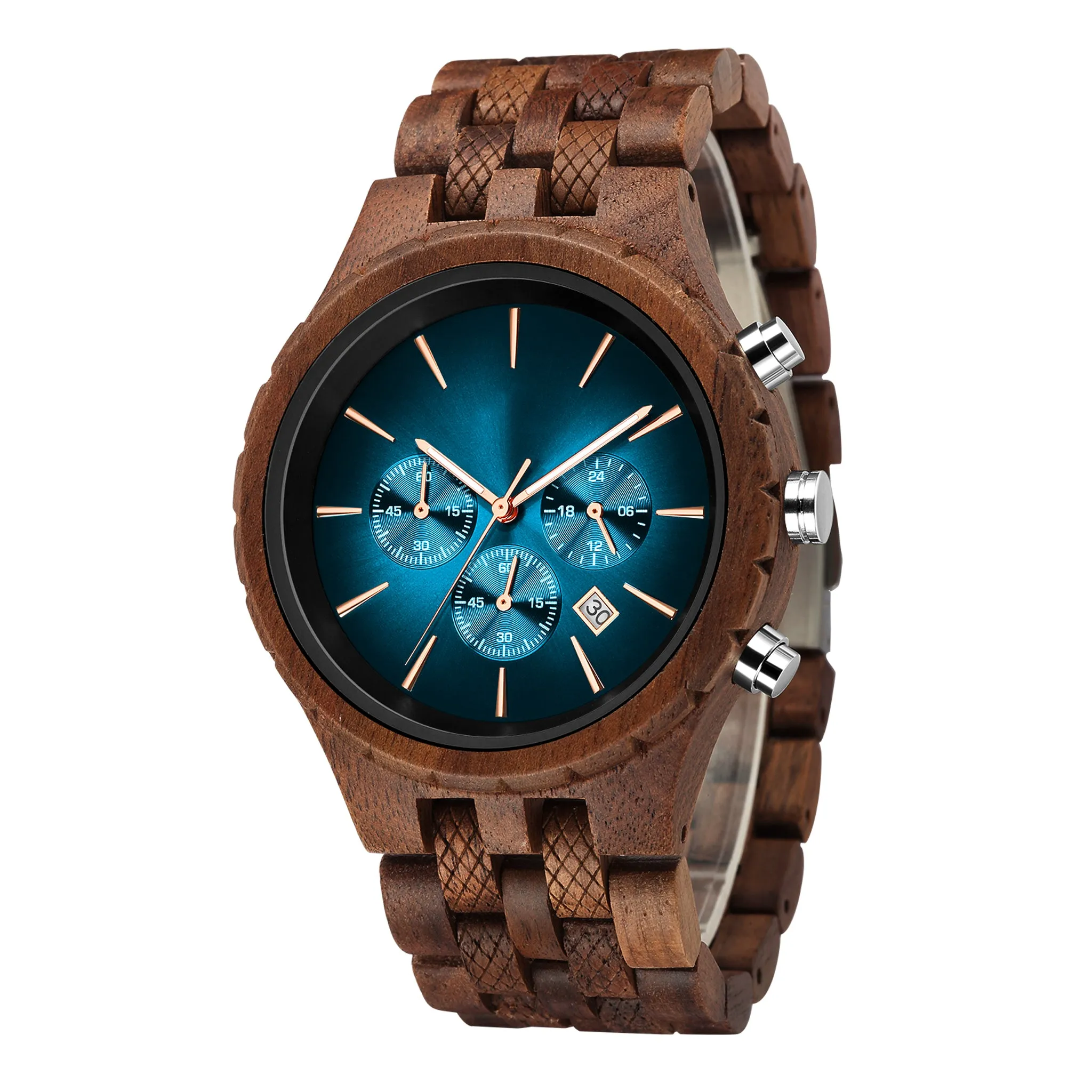 New York - Walnut Chronograph