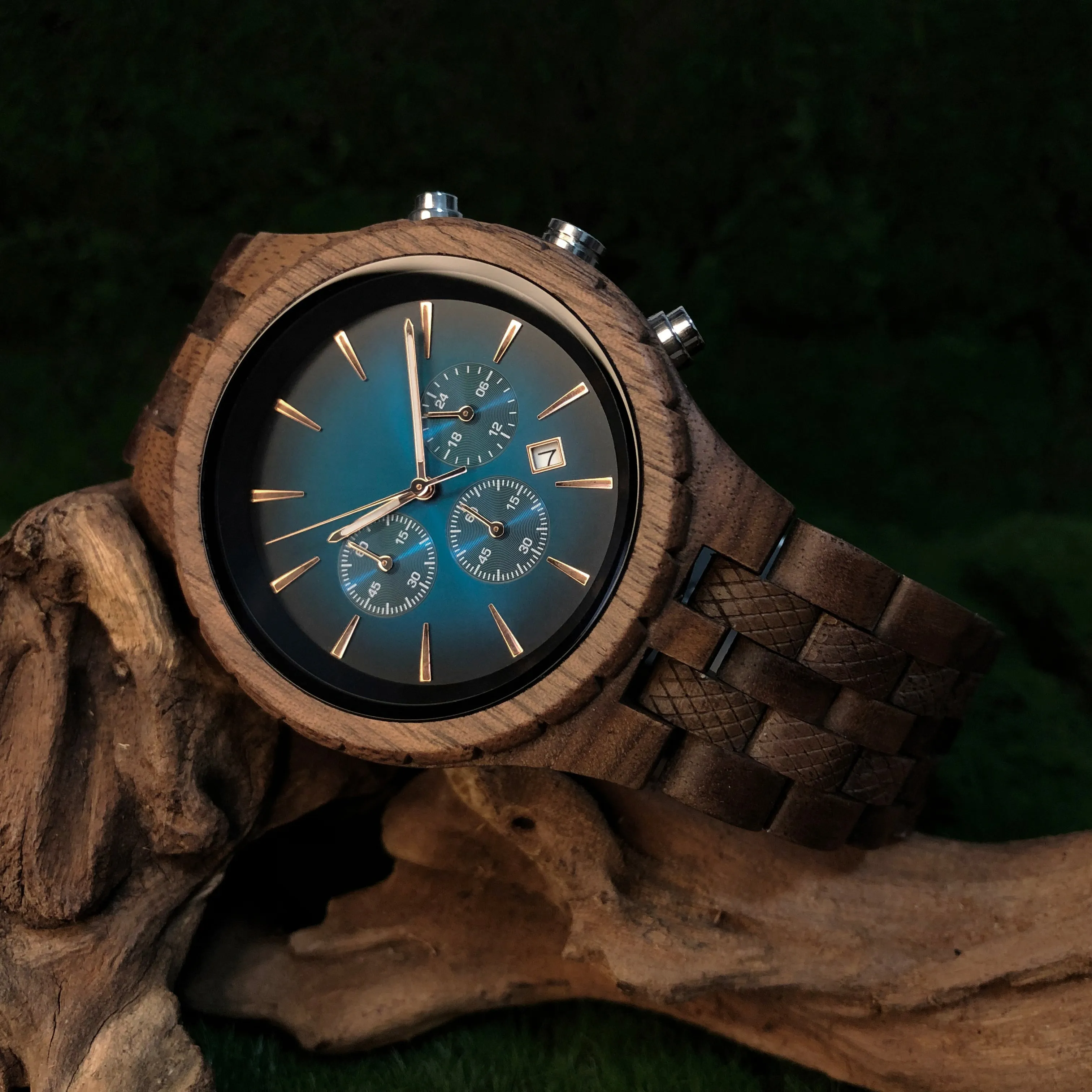 New York - Walnut Chronograph