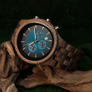 New York - Walnut Chronograph