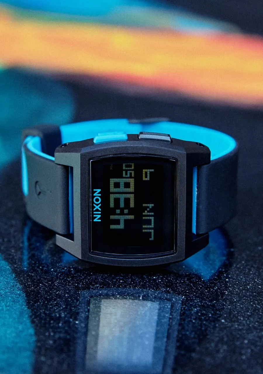 Nixon Base Tide Watch-Black/Blue