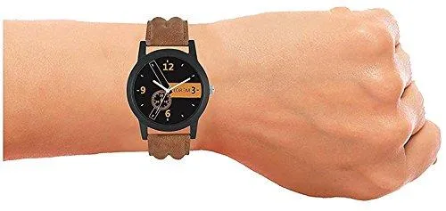Om Designer Analogue Multicolor Dial Men's Watch-Den-234 (Pack Of 2)