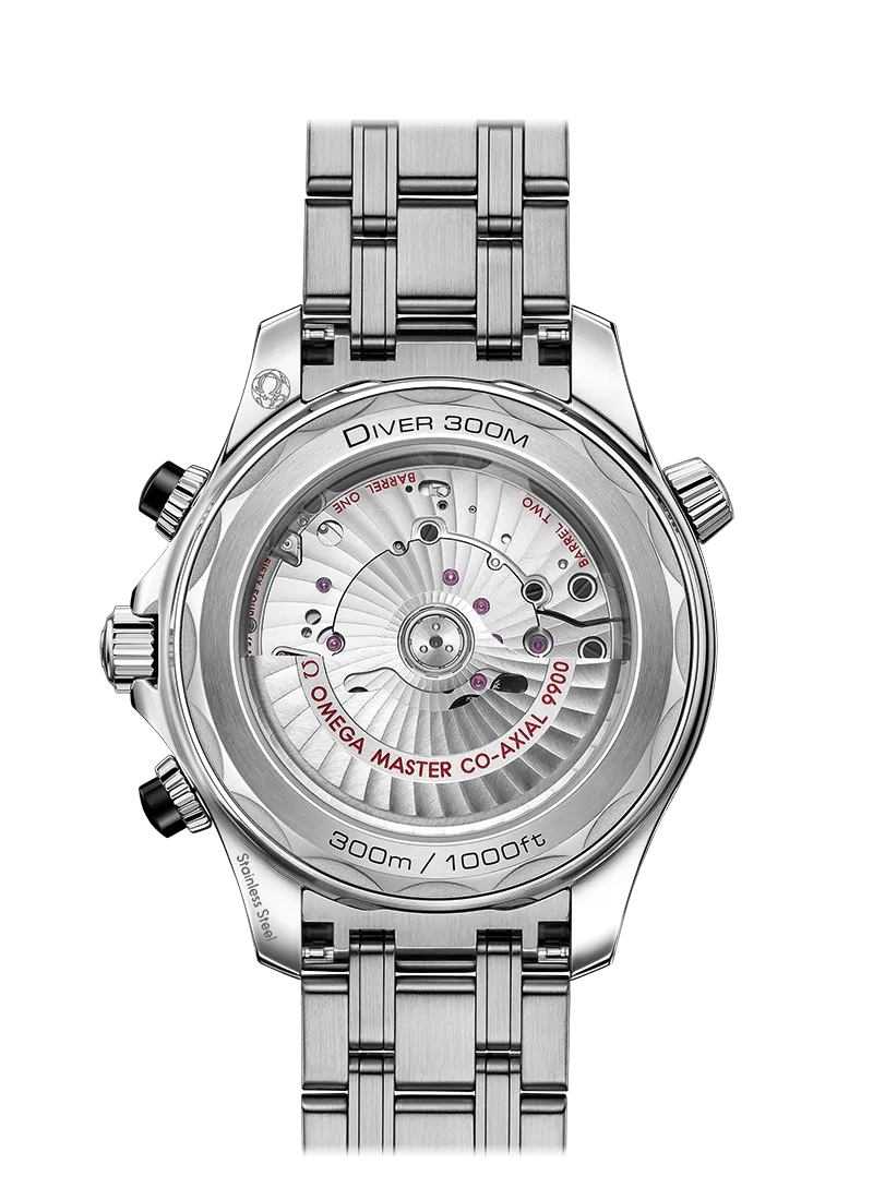 Omega Seamaster Diver 300M Co‑Axial Master Chronometer Chronograph 44mm Steel on Steel 210.30.44.51.01.001