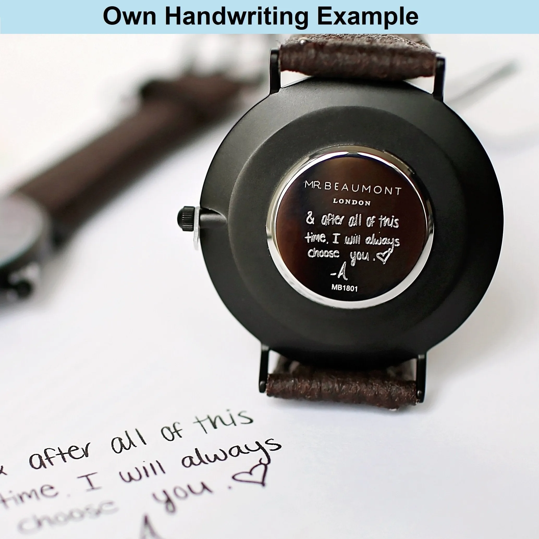 Own Handwriting Elie Beaumont Of London Bayswater Stone Ladies Watch