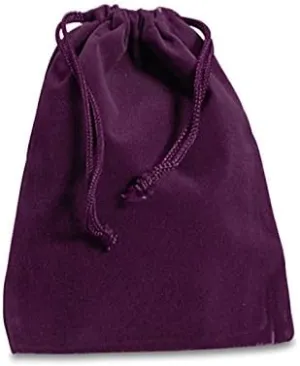 Paper Mart Purple Velour Jewelry Bags | Quantity: 25 | Width: 3"