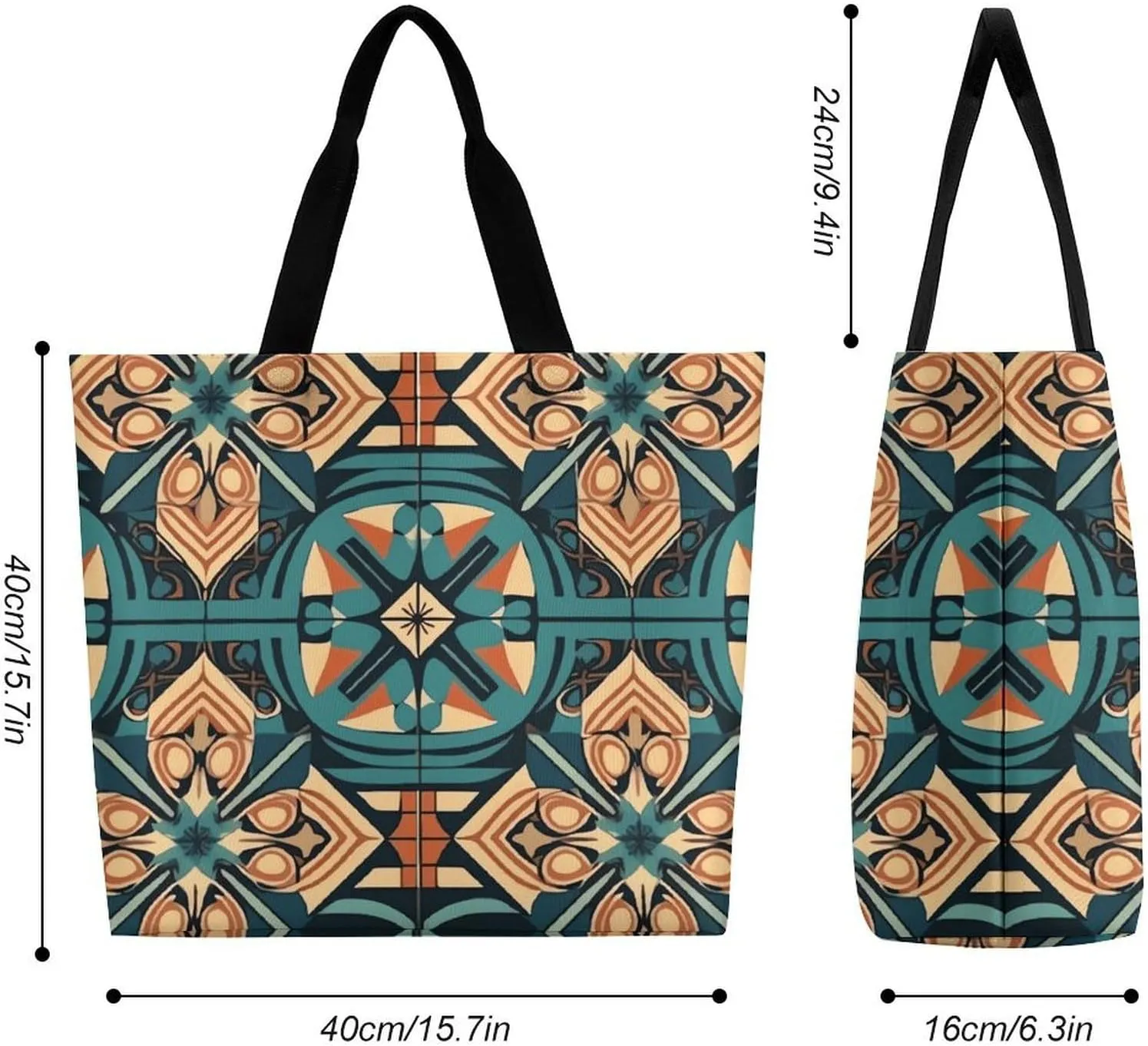 Pelican Bird Blue Sea Sky Beach Bag Reusable Tote Bag Foldable Grocery Bags Women Shopping Bags for Daily Essentials