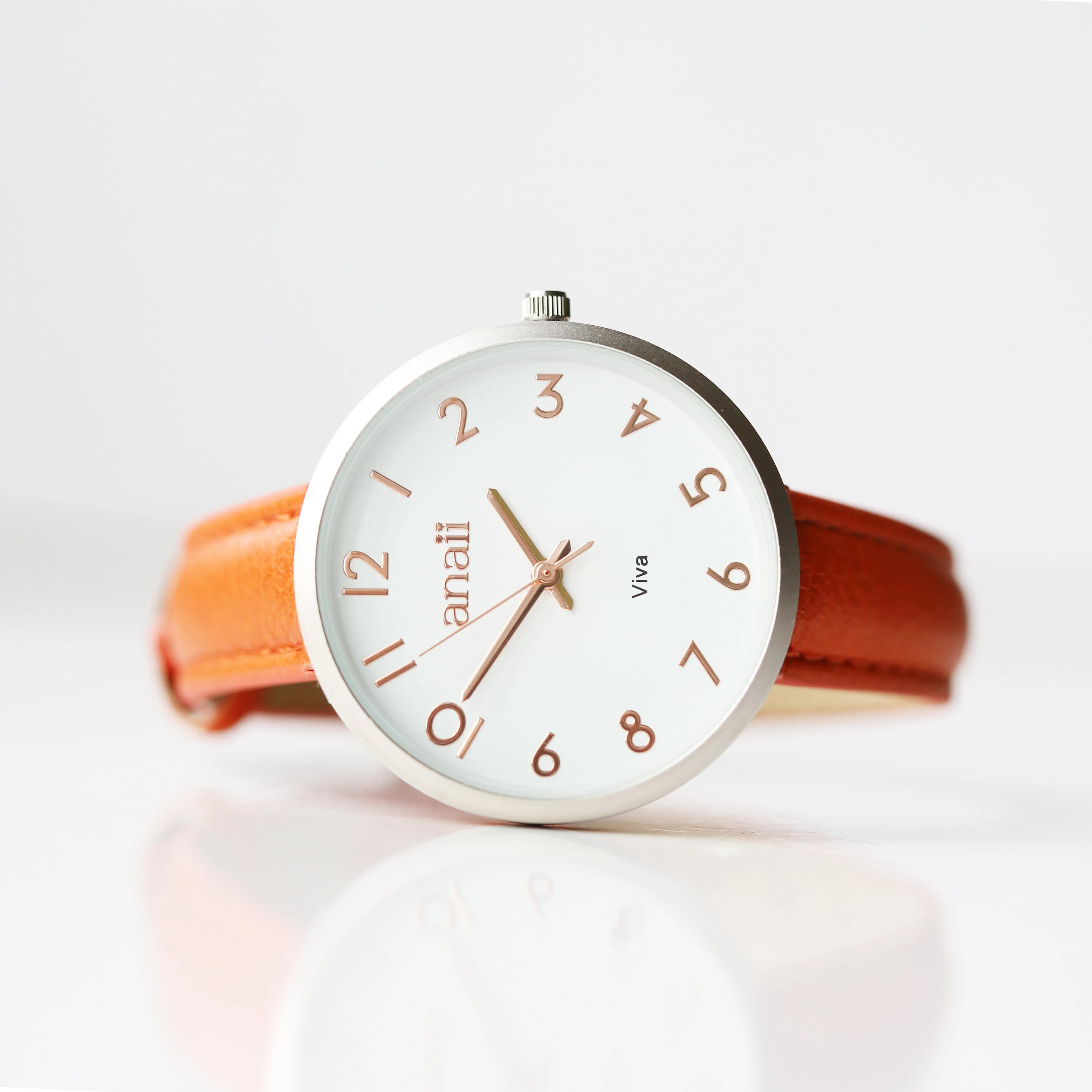Personalised Blush Red Anaii Watch