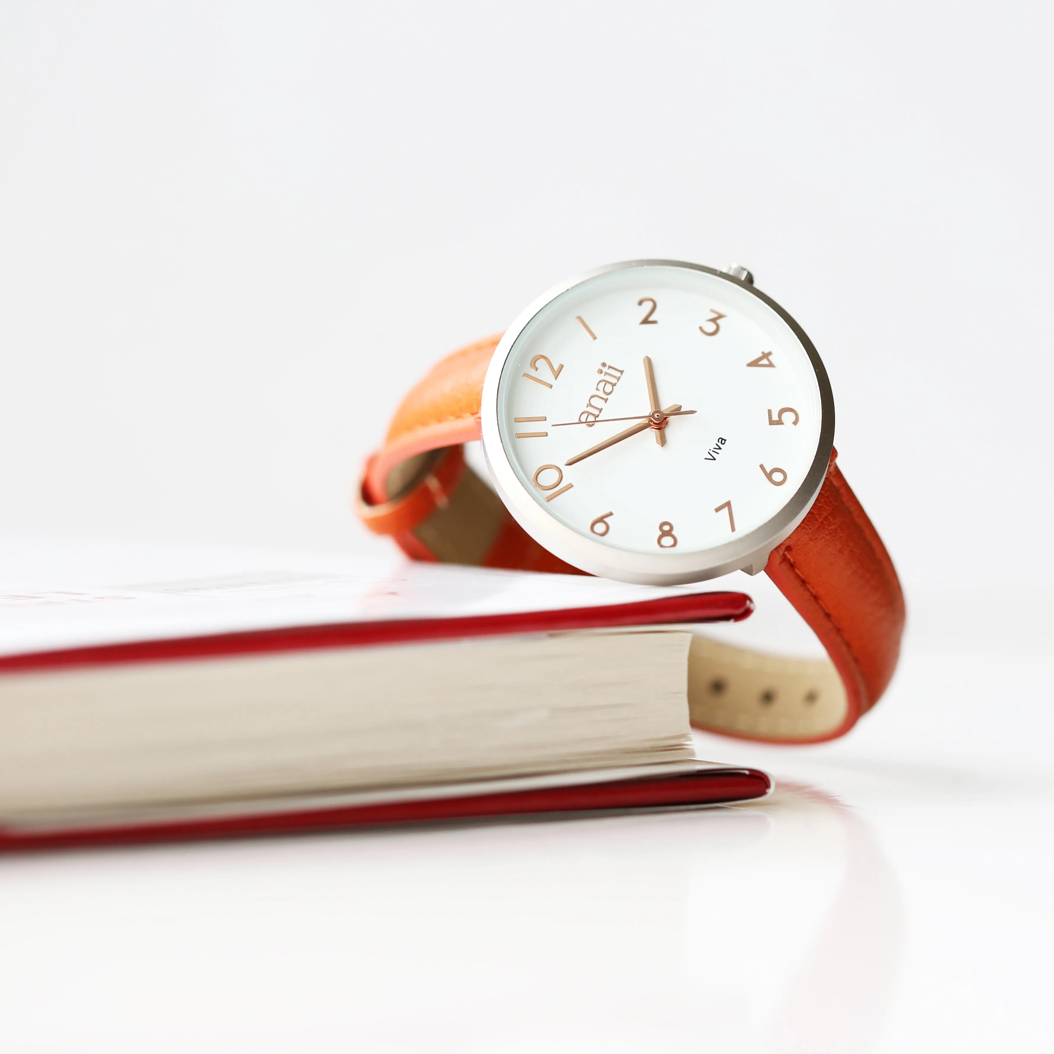Personalised Blush Red Anaii Watch