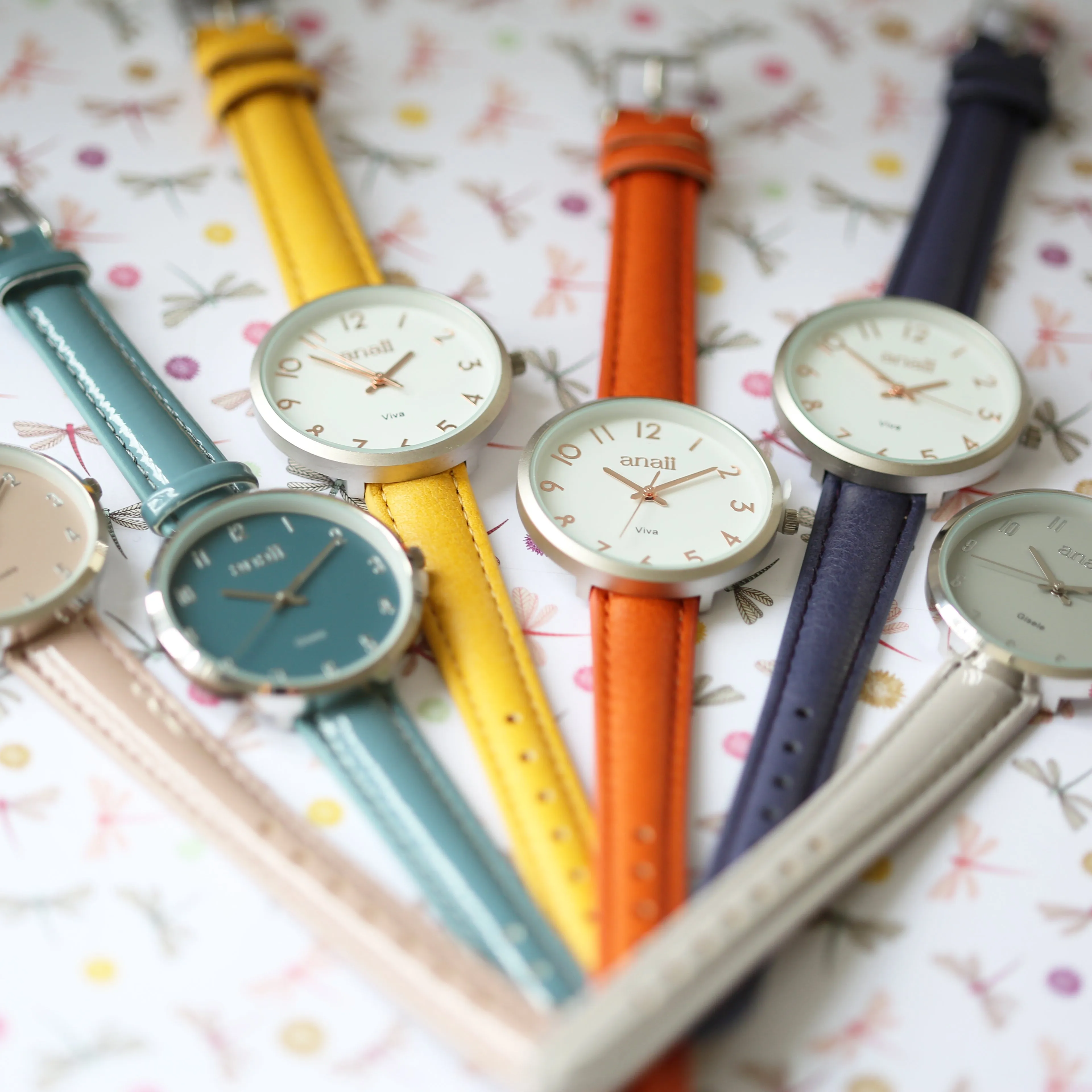 Personalised Blush Red Anaii Watch
