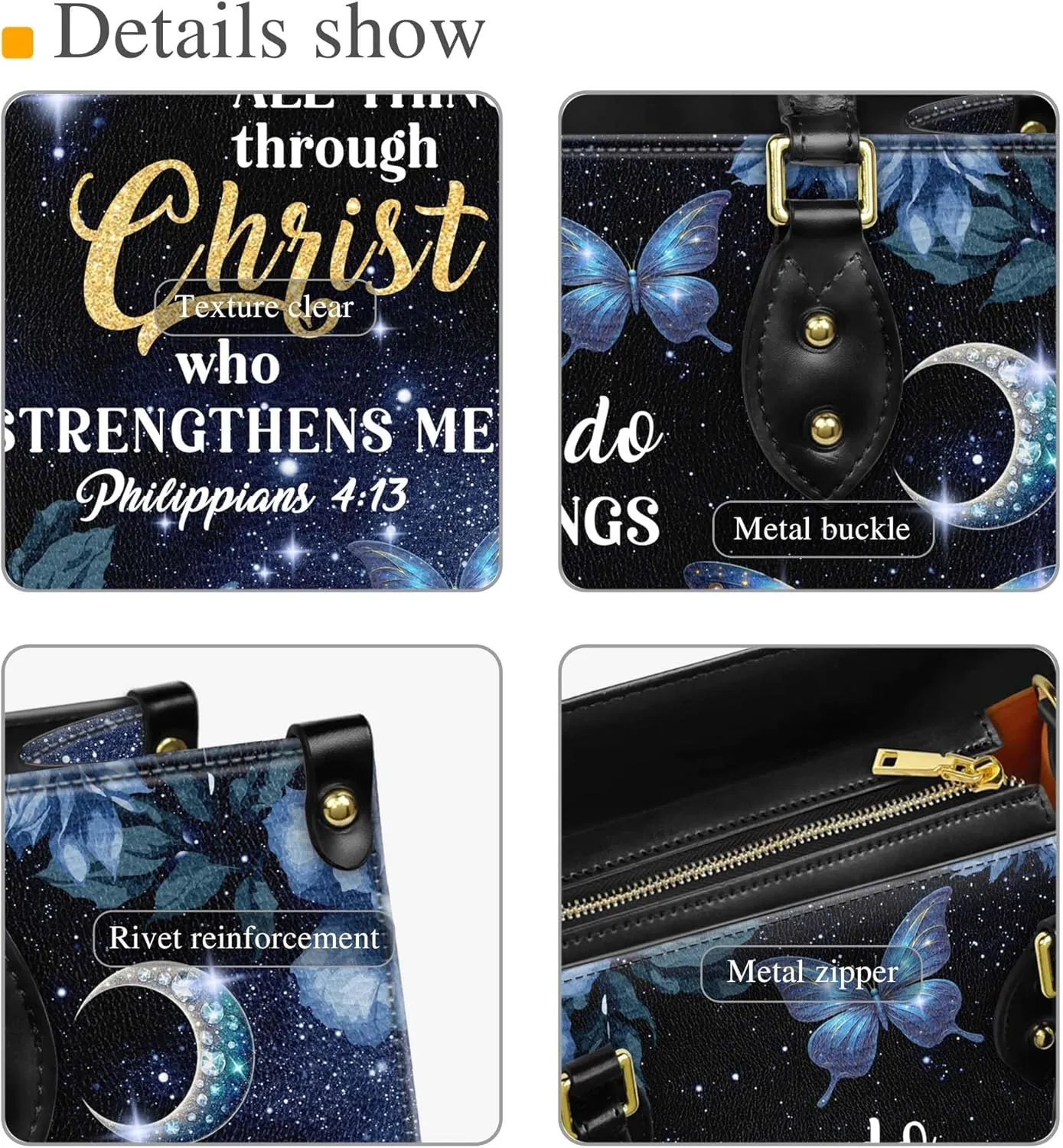 Personalized Leather Handbag for Women  Matching Purse and Wallet Set  Custom Name Church Bags, Mother's Day Gift