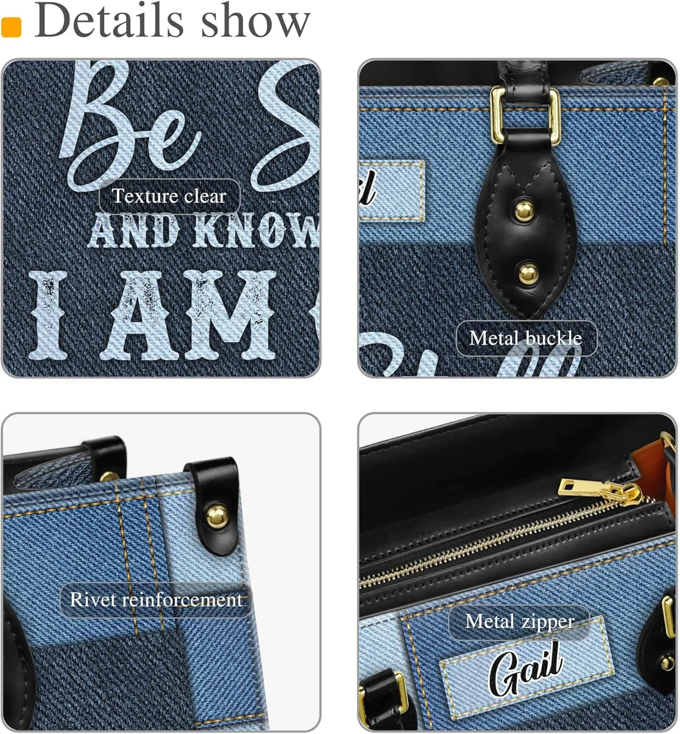 Personalized Leather Handbag for Women  Matching Purse and Wallet Set  Custom Name Church Bags, Mother's Day Gift