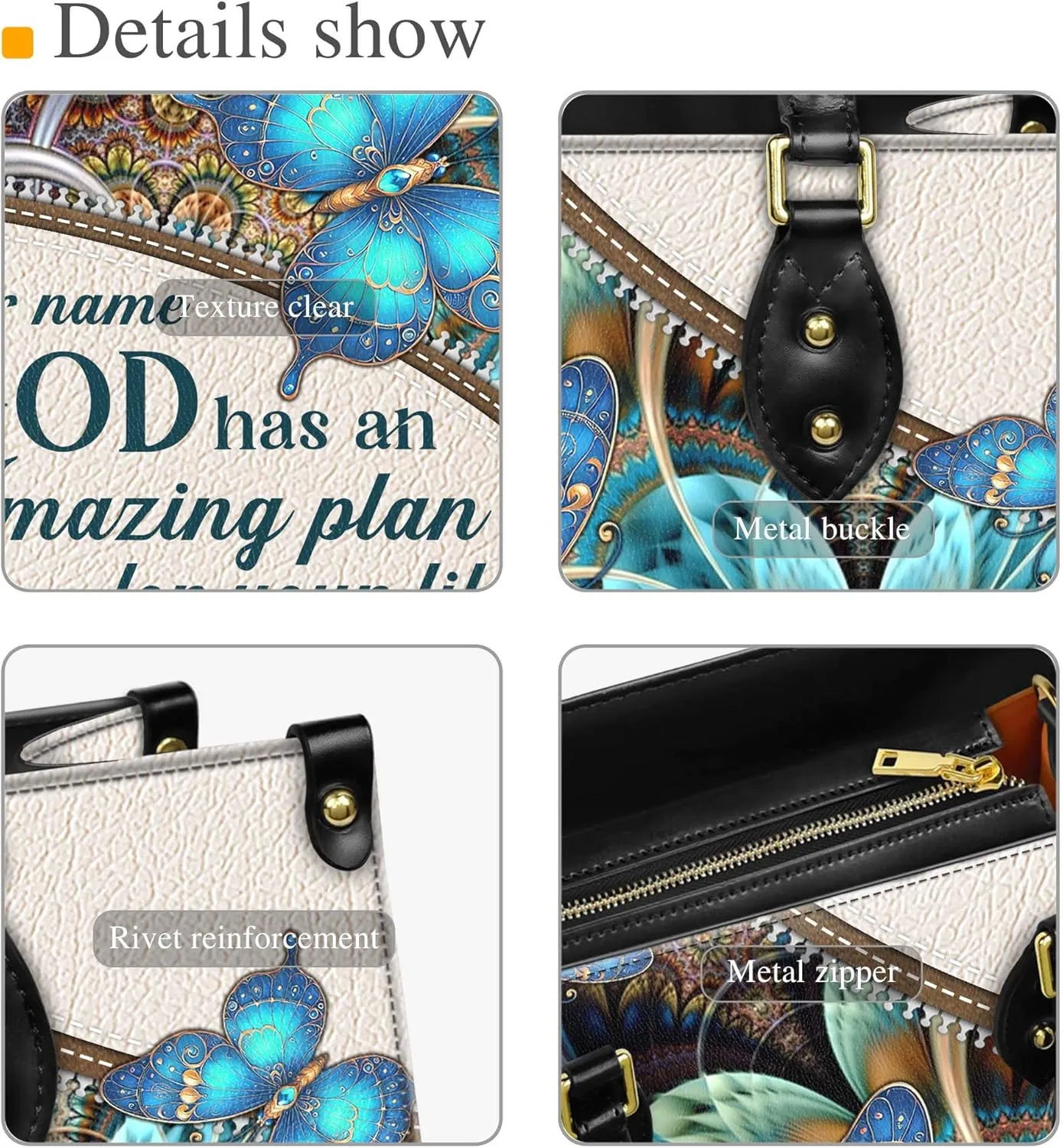 Personalized Leather Handbag for Women  Matching Purse and Wallet Set  Custom Name Church Bags, Mother's Day Gift
