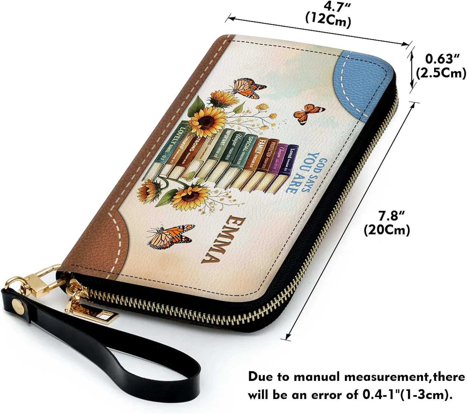 Personalized Leather Handbag for Women  Matching Purse and Wallet Set  Custom Name Church Bags, Mother's Day Gift