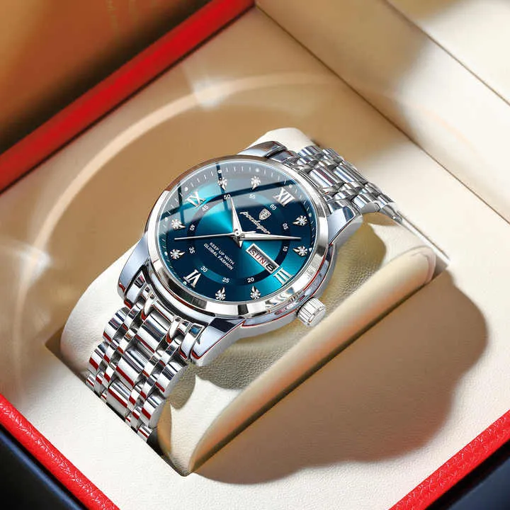 POEDAGAR ساعة يد . POEDAGAR Luxury Men's
