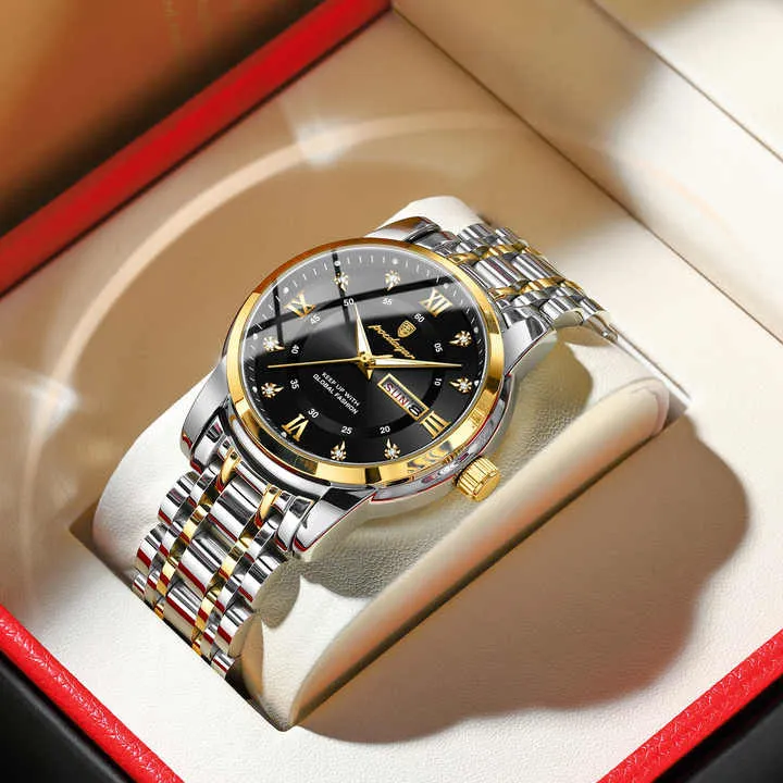 POEDAGAR ساعة يد . POEDAGAR Luxury Men's