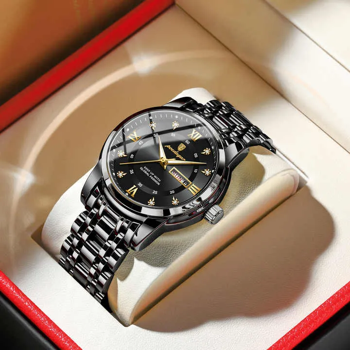 POEDAGAR ساعة يد . POEDAGAR Luxury Men's