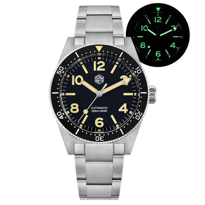 ★Pre-Owned★San Martin 39mm Retro 62mas Dive Watch SN0139