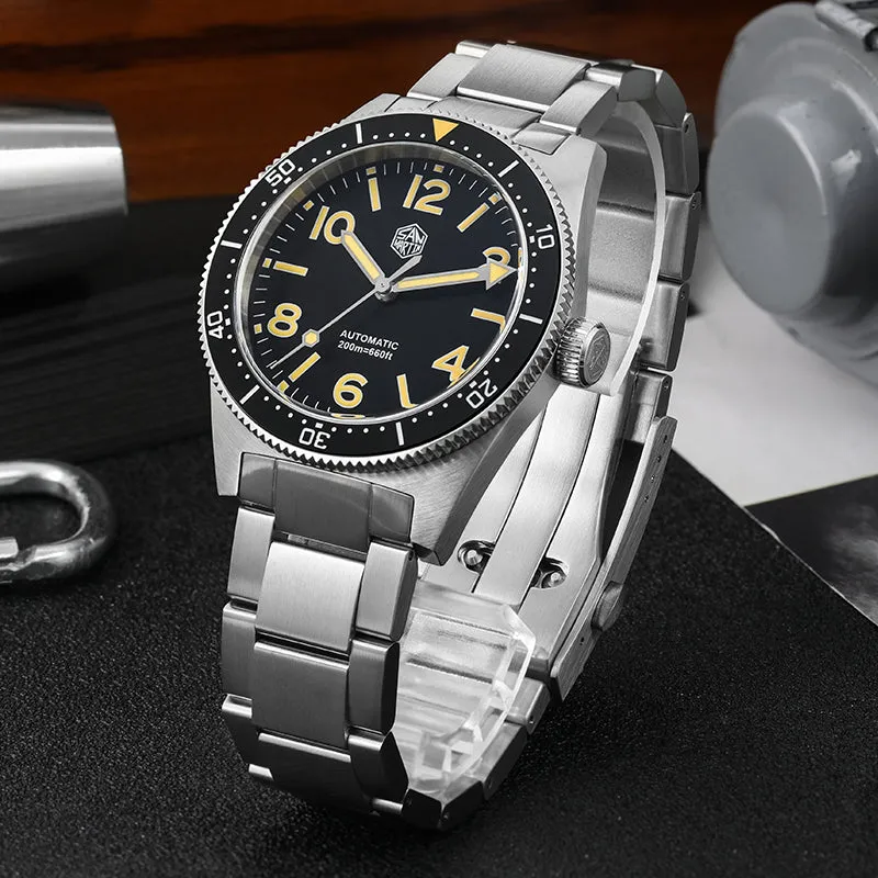 ★Pre-Owned★San Martin 39mm Retro 62mas Dive Watch SN0139