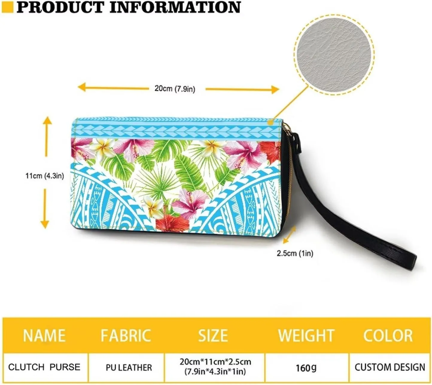 PU Leather Purse Samoan Polynesian Tribal Large Capacity Tote Bag Shoulder Bags Wallet Set 2pcs Shoulder Bags