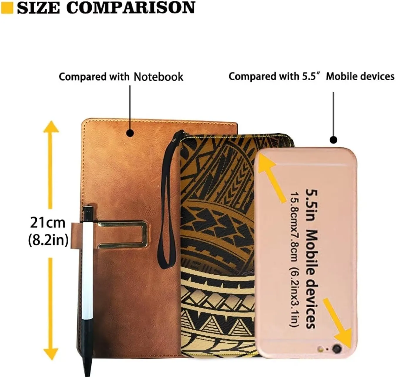 PU Leather Purse Samoan Polynesian Tribal Large Capacity Tote Bag Shoulder Bags Wallet Set 2pcs Shoulder Bags