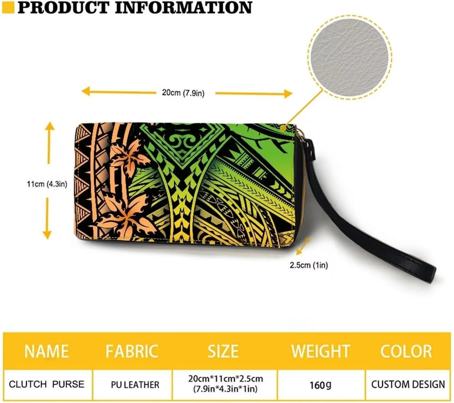 PU Leather Purse Samoan Polynesian Tribal Large Capacity Tote Bag Shoulder Bags Wallet Set 2pcs Shoulder Bags