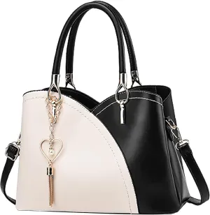 Purses and Handbags for Women Shoulder Tote Bags Top Handle Satchel Bags Medium Size Purse for Women(BK1)