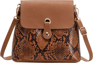Quilted Crossbody Purses for Women Crossbody Purses and Handbags Lightweight Pocketbook Womens Shoulder Purse(Brown)