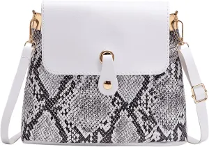 Quilted Crossbody Purses for Women Crossbody Purses and Handbags Lightweight Pocketbook Womens Shoulder Purse(White)