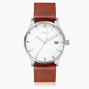 "POIPET" MEN`S LEATHER BAND WATCH