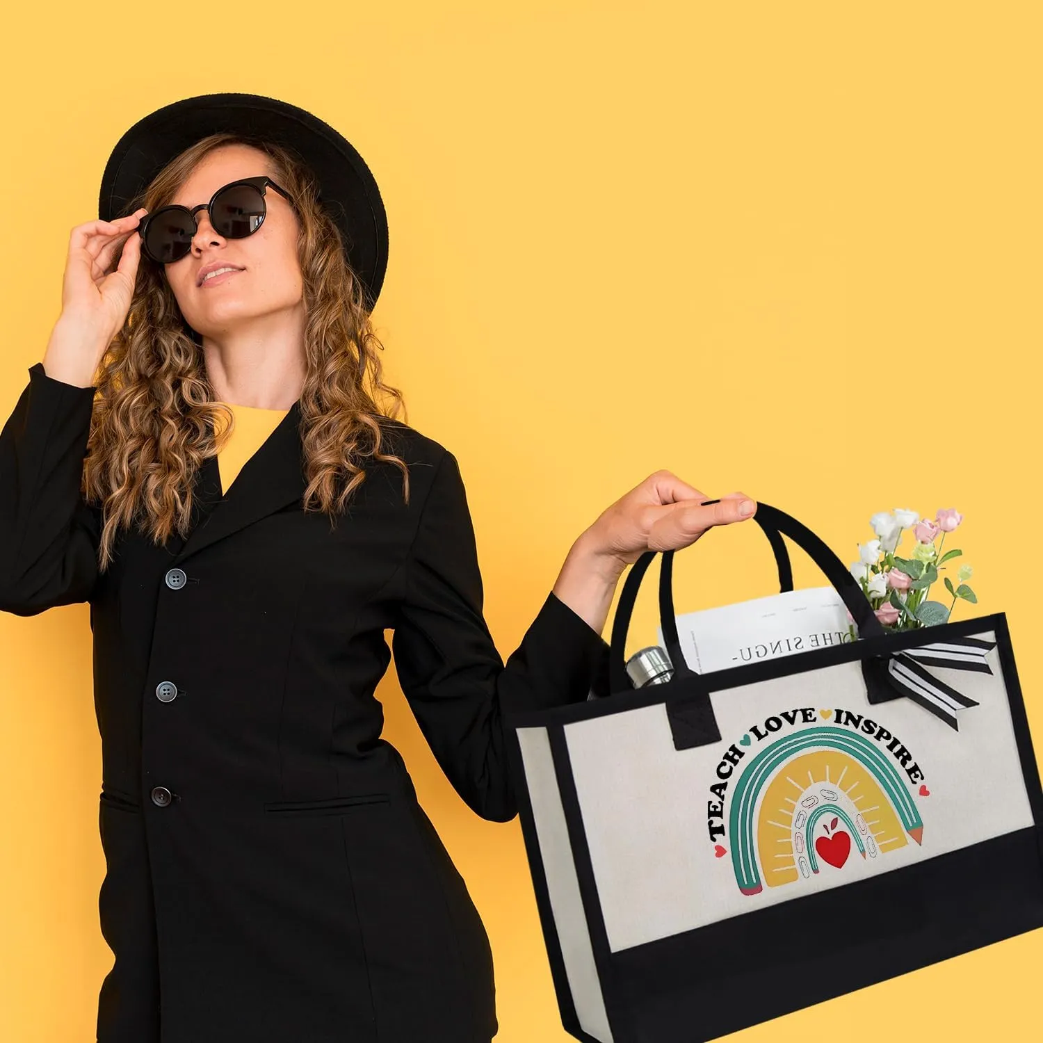 Rainbow Tote Bag - Teacher Appreciation & Thank You Gift