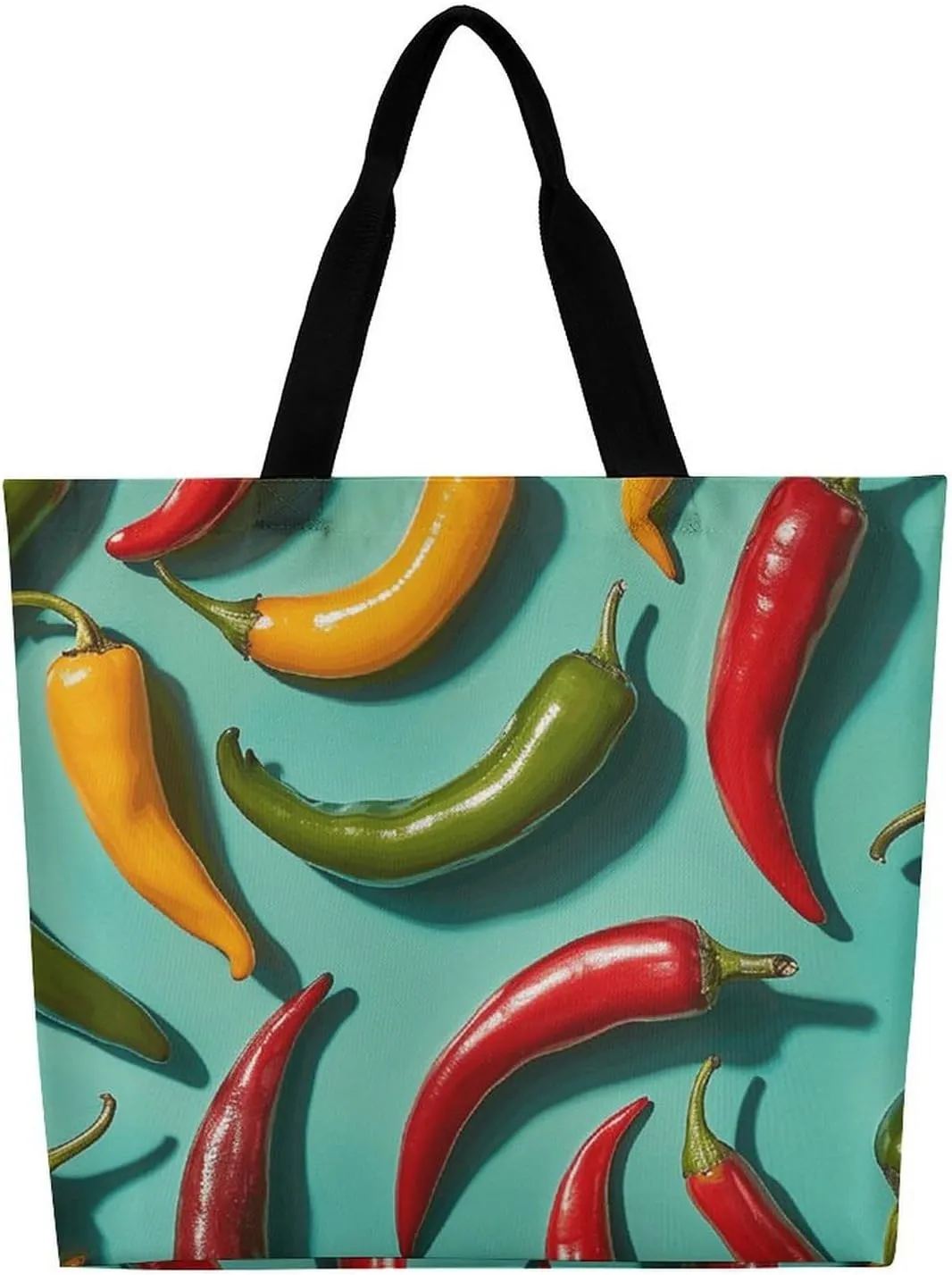 Real Image of Donkey Beach Bag Reusable Tote Bag Foldable Grocery Bags Women Shopping Bags for Daily Essentials