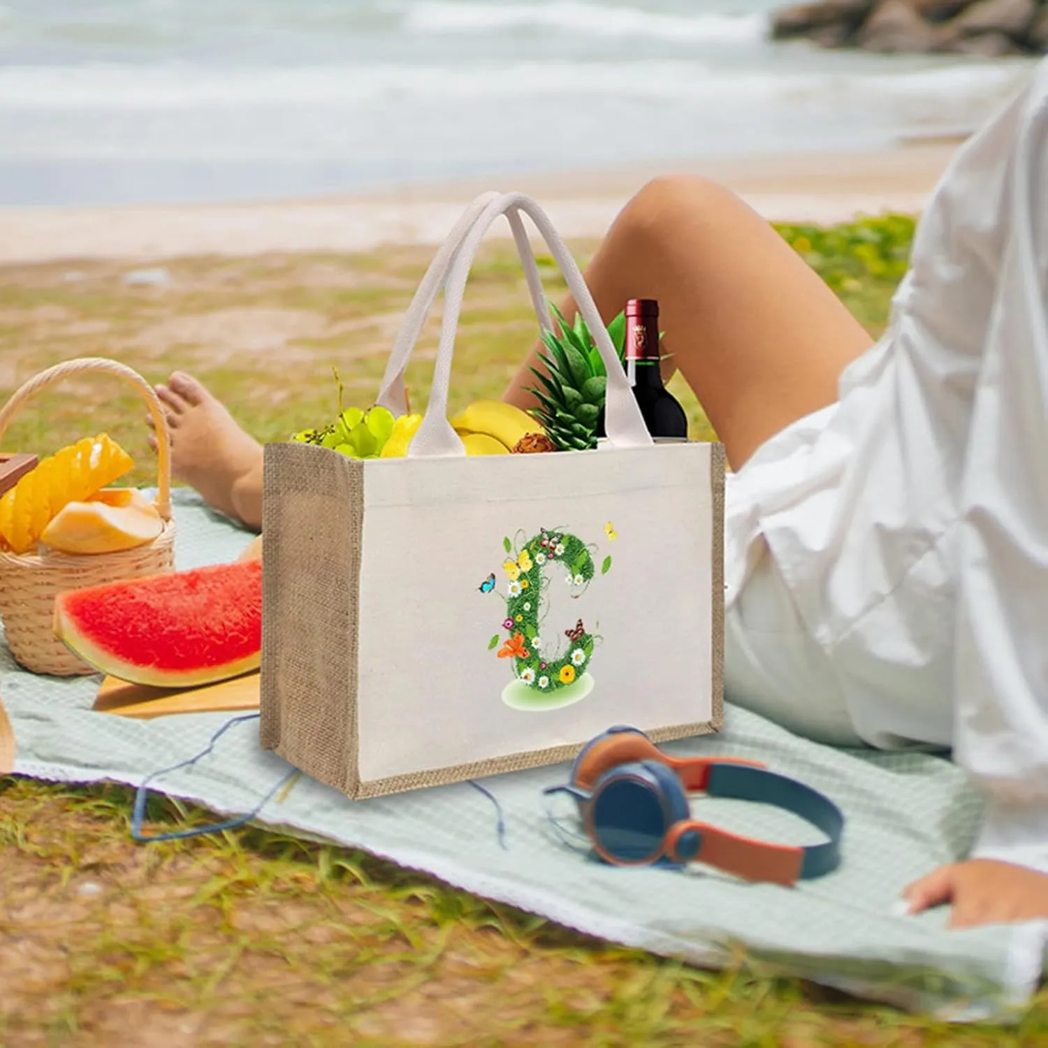 Retro Clutch Underarm Purse Women Bags Mommy Letter Handbag Letter Handbag Shopping Bag Beach Bag