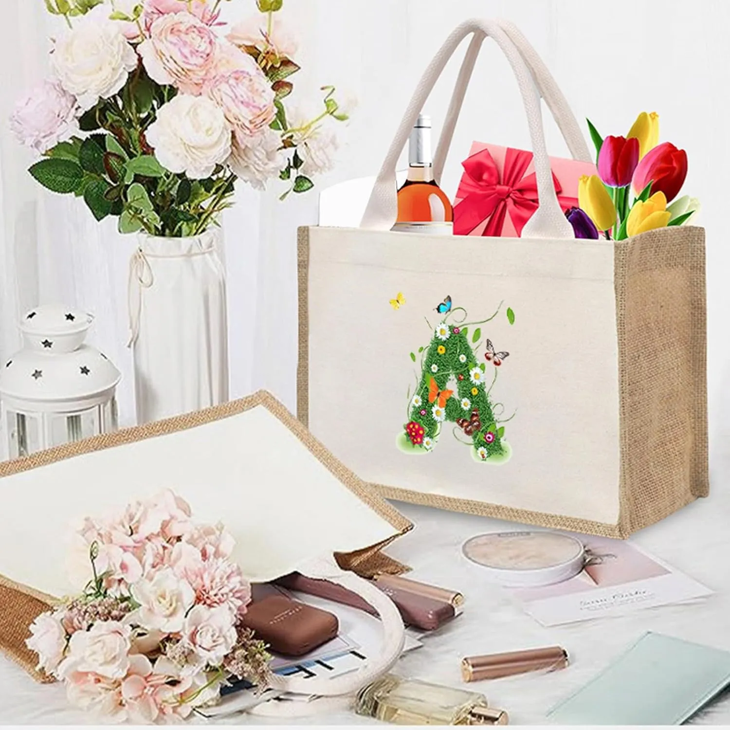 Retro Clutch Underarm Purse Women Bags Mommy Letter Handbag Letter Handbag Shopping Bag Beach Bag