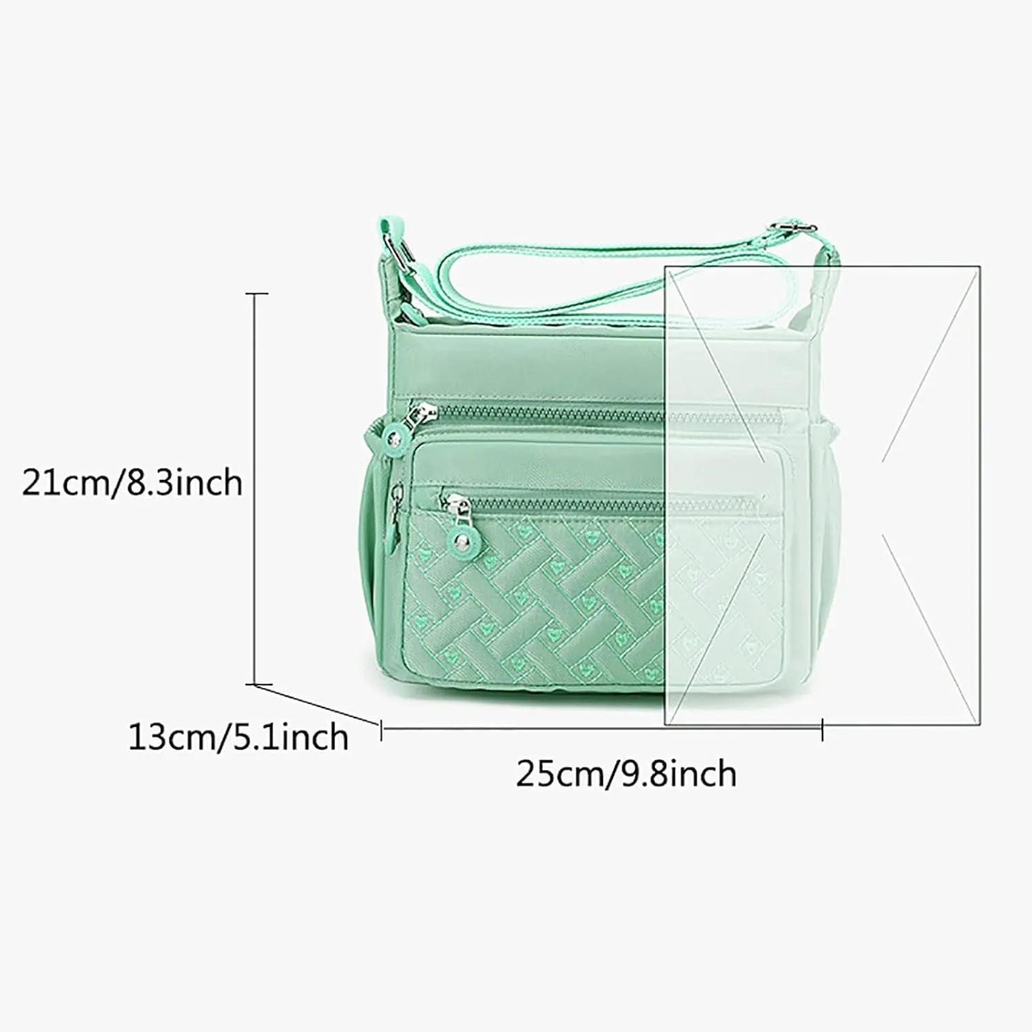 Retro Clutch Underarm Purse Womens Pocket Casual Crossbody Handbags Shoulder Messenger Bag For Travel Hiking