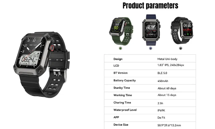 Rogbid TANK S2 Smart Watch
