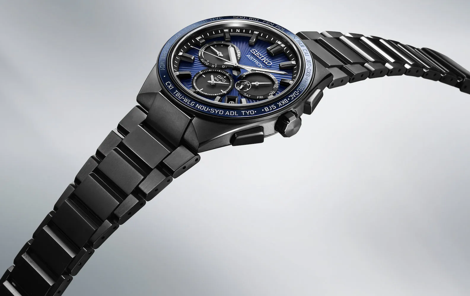 SA Watch Sunray Midnight GPS Solar