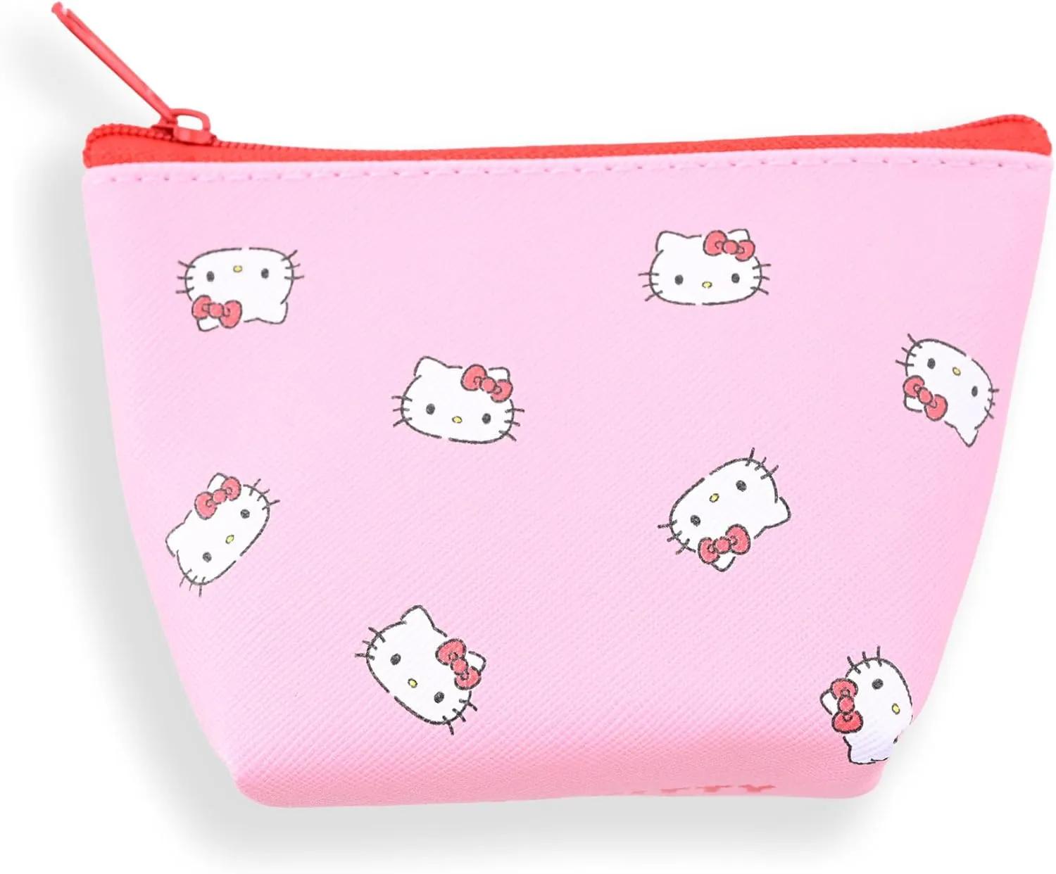 San-rio Characters Mini Makeup Bag 2 Pack - Small Pouches for Purse, Mini Cosmetic Bag, Zippered Design, Mini Pouch for Purse, Ideal for Coins, Jewelry, Accessories (Kitty)