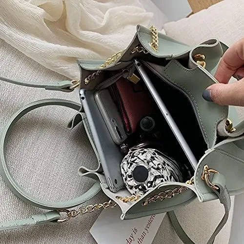 Shoulder Bags Ladies Handbags Leather Small Ladies Shoulder Bags Ladies Casual Main Black Bucket Style(3)