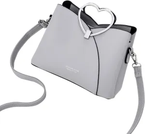 Sling Bags for Women Anti Theft Travel Women's Shoulder Bags Tote Satchel Hobo Clear Bag for Stadium Events(Grey)