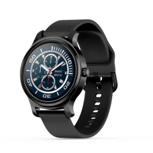 SMA-R2 1.3 inches IPS Screen Smart Watch IP65 Waterproof,Support Call /Message Reminder /Dual-mode Bluetooth 3.0   4.0/ Sleeping Monitoring /Sedentary Reminder(Black Silicone Strap)