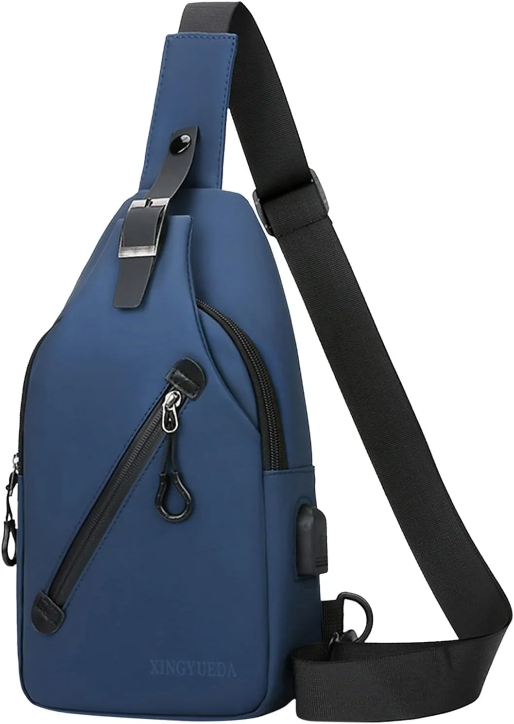 Small Backpack Purses for Women Chest Bags Daypack Crossbody for Travel Sport Running Hiking Foldable Backpack(Blue)