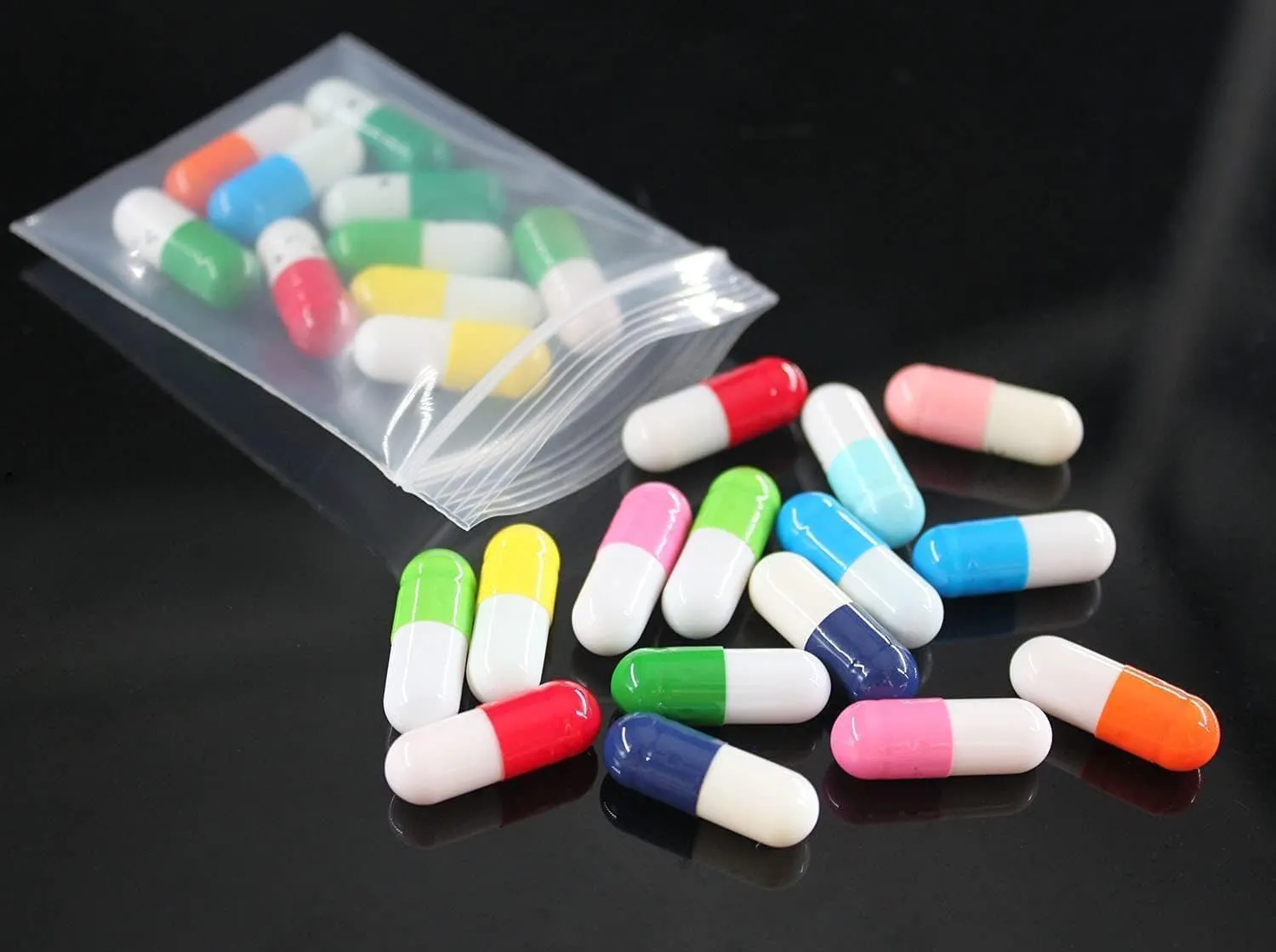 Small Mini Plastic Bags for Jewelry, Pill, Snack, Coin, Earring, Small Business, Thick, Transparent, 8mil(two sides together), 2"2.4", 1000PCS