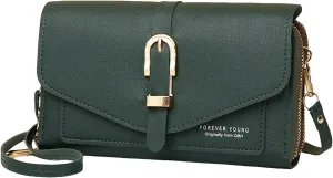 Small Shoulder Bag Fashion Classic Women's Mobile Phone Bag Button Hood One Shoulder Double Layer Wallet