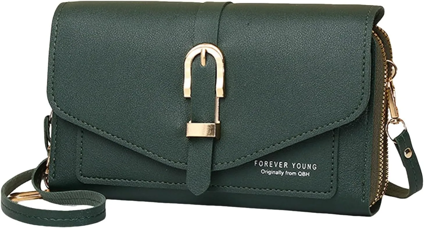 Small Shoulder Bag Fashion Classic Women's Mobile Phone Bag Button Hood One Shoulder Double Layer Wallet