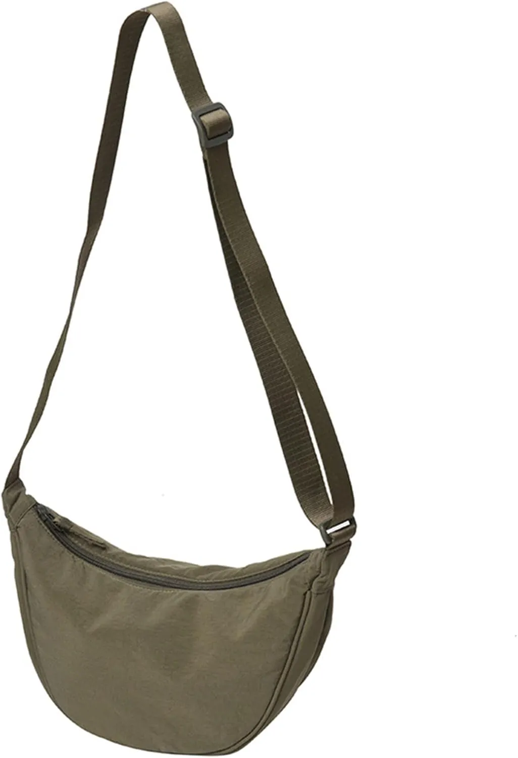Soft PU Leather Shoulder Bag Dumpling Bag Women Armpit Nylon Simple Shoulder Design Crossbody