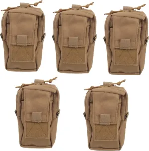 Sosoport Holder Phone Pouch Belt Oxford Cloth Khaki Belt Pouches for Men