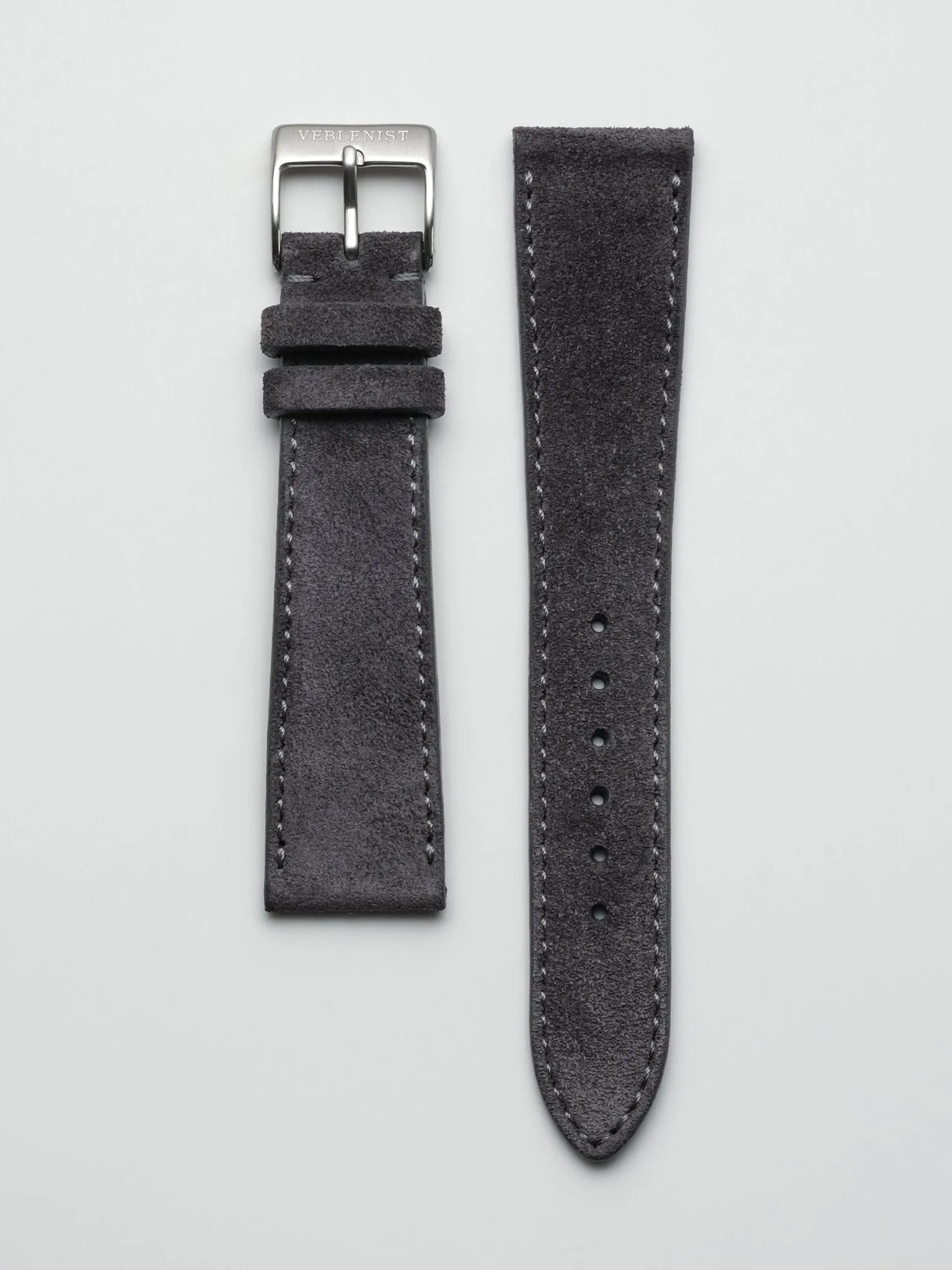 Space Grey Suede - 18 x 16 / Short (10.5   7) with Quick-Release Springbars