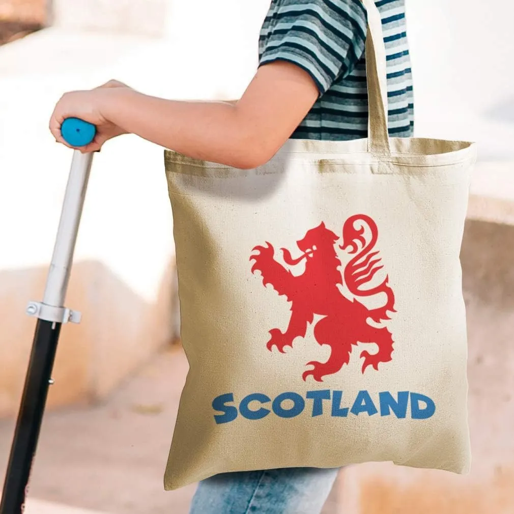 Speedy Pros Canvas Tote Bag for Women Scotland Scottish Rampant Lion Beach Bags for Women
