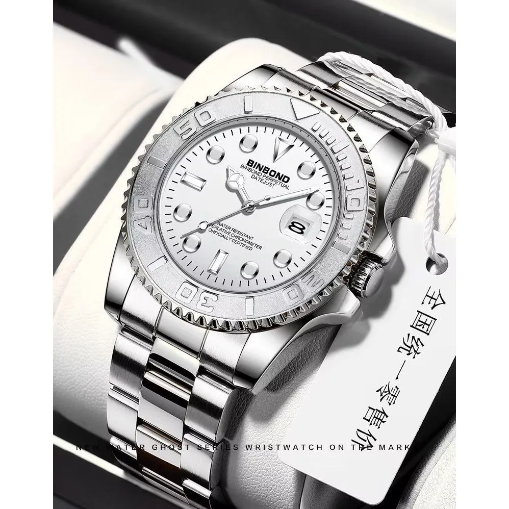 SteelLux Precision Calendar Quartz 50m Waterproof Watch