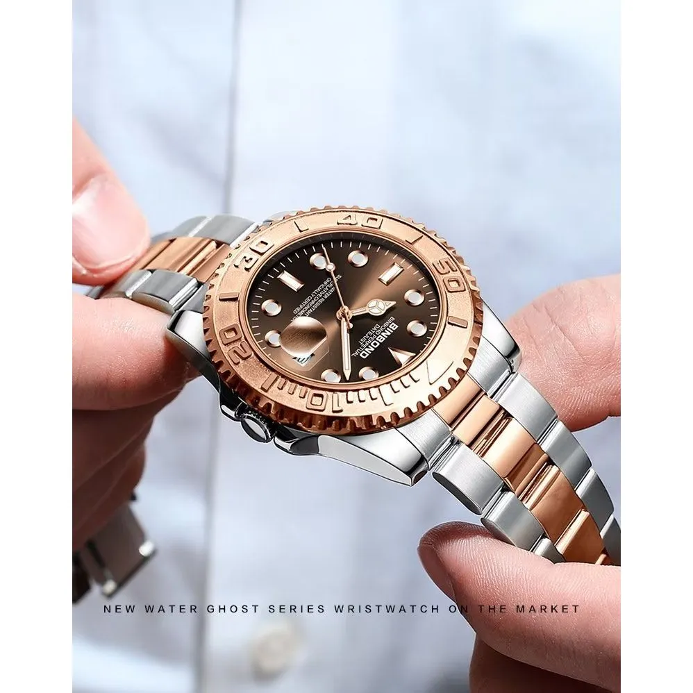 SteelLux Precision Calendar Quartz 50m Waterproof Watch