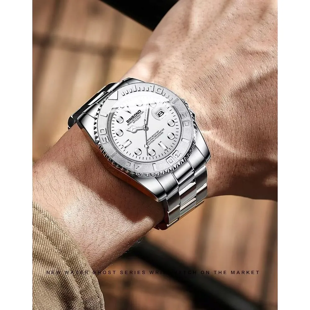 SteelLux Precision Calendar Quartz 50m Waterproof Watch